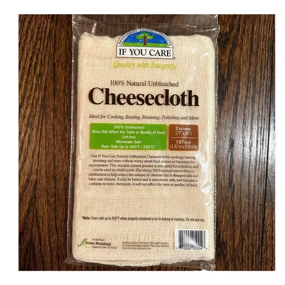 If You Care Cheesecloth Unbleached 6 Units - 2 square yards each - Picture 2 of 2